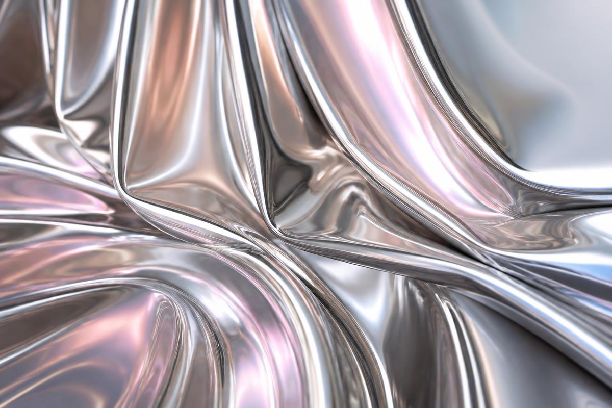 Chrome and pearl press campaign still